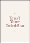 Vertraue Intuition Poster