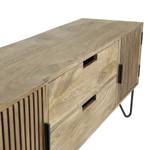 TV-Schrank Barred Braun - Massivholz - 135 x 55 x 35 cm