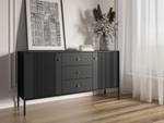 Sideboard Elba Schwarz - Breite: 155 cm