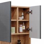 Bad Spiegelschrank Irma 42845 Braun - Grau - Holzwerkstoff - 54 x 55 x 17 cm