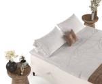 Boxspringbett Malte Creme - Breite: 200 cm - H3