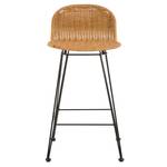 Tabouret de bar Jigani (Lot de 2) Marron foncé