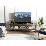 Meuble TV 2 niveaux en teck Beige - En partie en bois massif - 40 x 50 x 160 cm