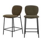 Lot de 2 tabourets de bar Dalby Vert