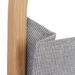 2 x Hängeorganizer Bambus mit 2 Fächern Braun - Grau - Bambus - Textil - 38 x 62 x 2 cm