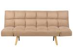 3-Sitzer Sofa INGARO Braun - Hellbraun - Eiche Hell