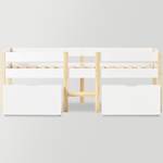 Lit enfant M439 Blanc - Bois manufacturé - 184 x 105 x 204 cm