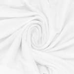 Stretchhusse 6Stk Schonbezug für Bankett Weiß - Holzwerkstoff - Metall - Textil - 52 x 70 x 52 cm