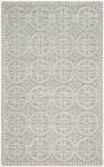 Teppich Marina Silber/Elfenbein - Maße:  152 x 243  cm