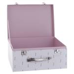 Set aus 3 Kinderkoffern Pink - Metall - 28 x 17 x 36 cm