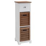 Chiffonnier CORNELIA Marron - Bois manufacturé - 30 x 90 x 30 cm