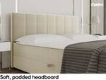 Boxspringbett Chandon Beige - Breite: 186 cm - H3