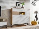 Highboard ZOE Braun - Holzwerkstoff - 149 x 132 x 40 cm