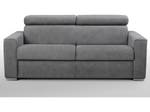 Schlafsofa VIZIR Grau - Textil - 94 x 95 x 196 cm