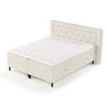 Boxspringbett Avani mit Latex-Topper Beige - Breite: 140 cm