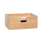 Aufbewahrungsbox Note(2er Set) Beige - Holz teilmassiv - 24 x 5 x 35 cm