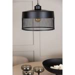 Lampe Toulon Schwarz - Holz teilmassiv - 33 x 24 x 33 cm