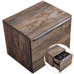 Waschtischunterschrank mit Waschbecken Braun - Holzwerkstoff - 81 x 62 x 46 cm