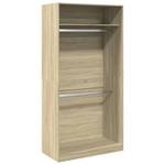 Kleiderschrank 298537-6 Eiche Sonoma Dekor - Breite: 100 cm