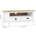 TV-Schrank D676 Cremeweiß