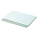 Glasplatte (2er Set) 3016433-3 15 x 30 cm