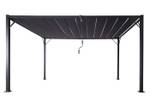 Pergola L40 Grau - Metall - 388 x 213 x 295 cm