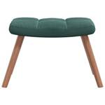 chaise à bascule avec tabouret 3011660-2 Vert foncé - Vert