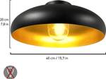 Deckenleuchte Androa Lampe Schwarz