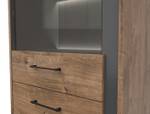 Vitrinenschrank Luton Braun - Holzwerkstoff - 67 x 197 x 40 cm