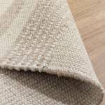 Handwebteppich Habo Breite Streifen Beige - 120 x 180 cm