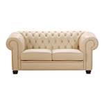 Sofa Medford (2-Sitzer) Echtleder Beige