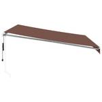 Auvent rétractable 3006542-4 Marron - 350 x 400 cm