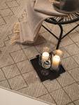 In- & Outdoor-Teppich Metro Beige - Weiß - Textil - 160 x 1 x 230 cm