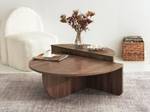 Table basse multiniveaux L90 cm - PODIUM Imitation driftwood