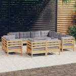 11-tlg. Garten-Lounge-Set Grauen mit