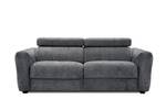 3-Sitzer Sofa Calvera mit 2 Relax Grau - Steingrau