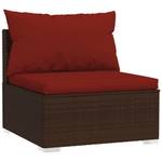 Salon de jardin (lot de 6) 3013632-18 Marron - Rouge - Brun rouge - Hauteur : 61 cm