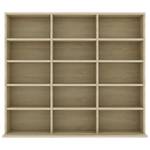 CD-Schrank 3002090 Braun - Raucheiche Dekor - Eiche Sonoma Dekor - 23 x 89 cm