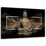 Leinwandbild Buddha Zen Spa Feng Shui 90 x 60 cm