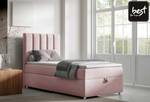 BOXSPRINGBETT mit Bettkasten Trinity K10 Pink - Tiefe: 70 cm