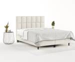 Premium Boxspringbett Anabelle Creme - Breite: 200 cm