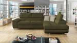 Ecksofa Cotere Khaki - Ecke davorstehend rechts