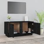 TV-Schrank D885 Schwarz - Massivholz - 35 x 41 x 80 cm