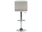 Barhocker MARION 2er Set Beige - Creme - Silber