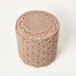 Delilah Makramee-Pouf -