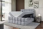 Boxspringbett RICAR-Z Grau - Breite: 140 cm - H4