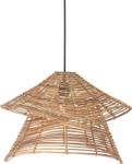 Lampe suspendue Olga Beige - Rotin - 51 x 36 x 51 cm