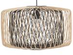 Lampe suspension JAVARI Noir - Marron - Bambou - 45 x 120 x 45 cm