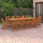 Garten-Essgruppe (13-teilig) 3011567-1 Braun - Massivholz - Holzart/Dekor - 90 x 75 x 280 cm