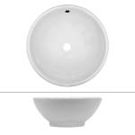 Vasque forme ronde Ø 420 x 170 mm Blanc Blanc - Céramique - 42 x 17 x 42 cm